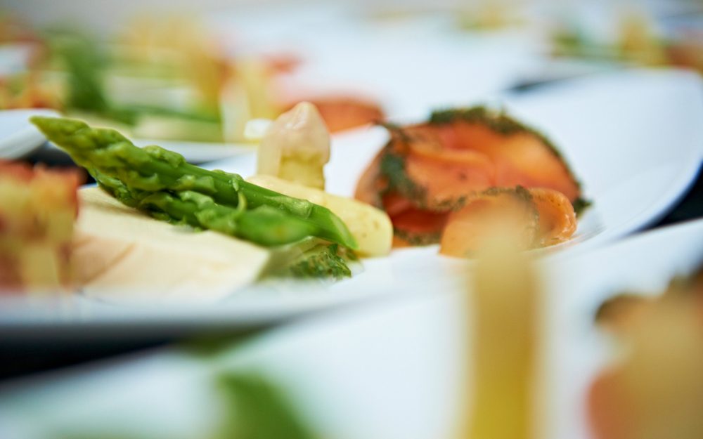 Leckeres Essen serviert