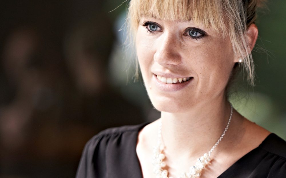 Junge Frau Eventmanagerin