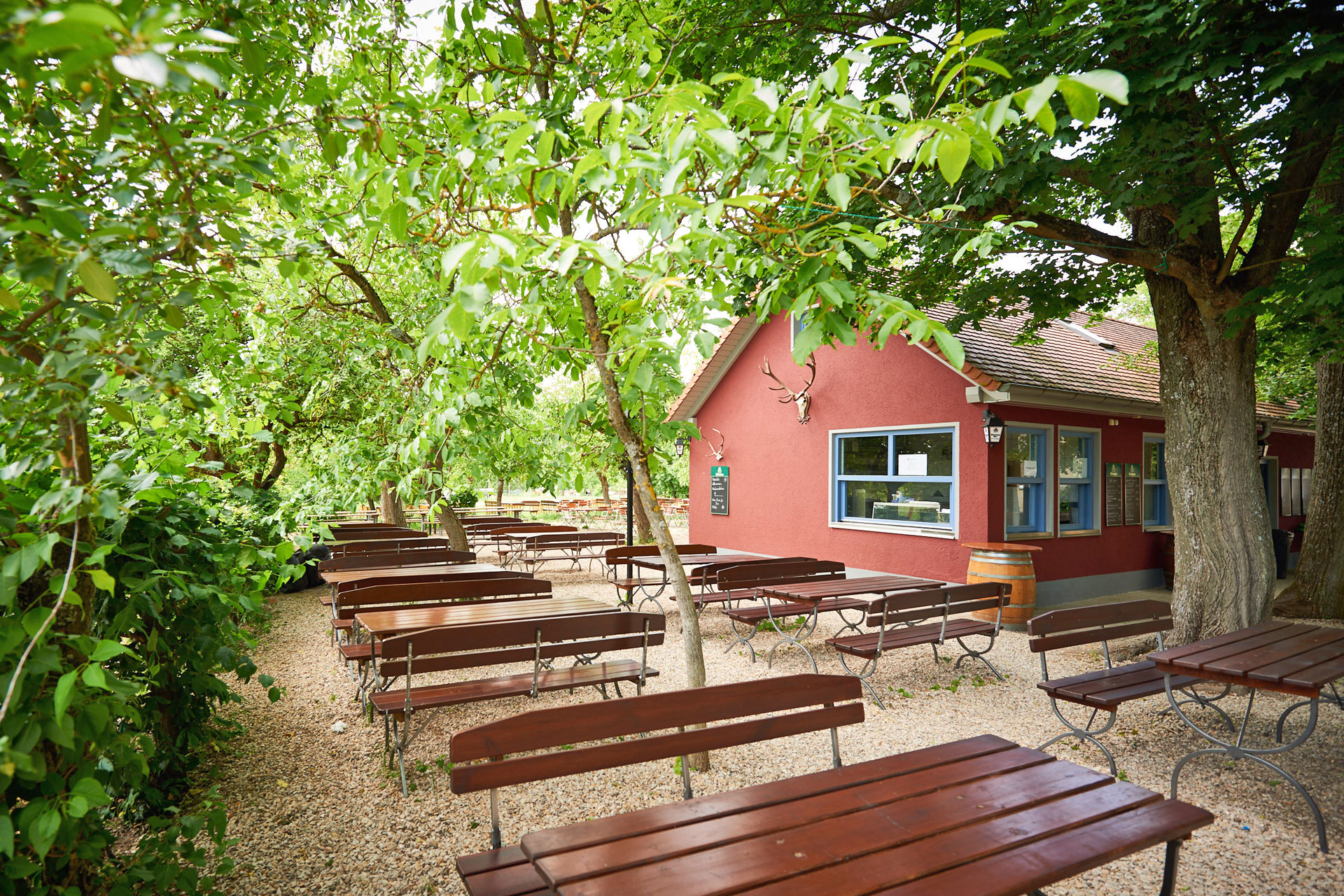 Nägel Biergarten von Außen